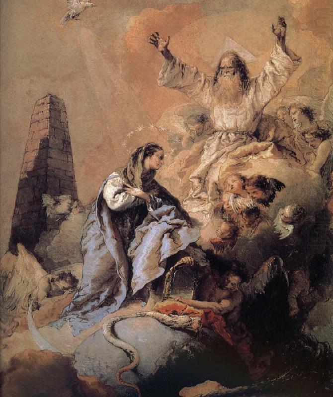 Giovanni Battista Tiepolo Sense of the story of the Holy Spirit and progesterone china oil painting image